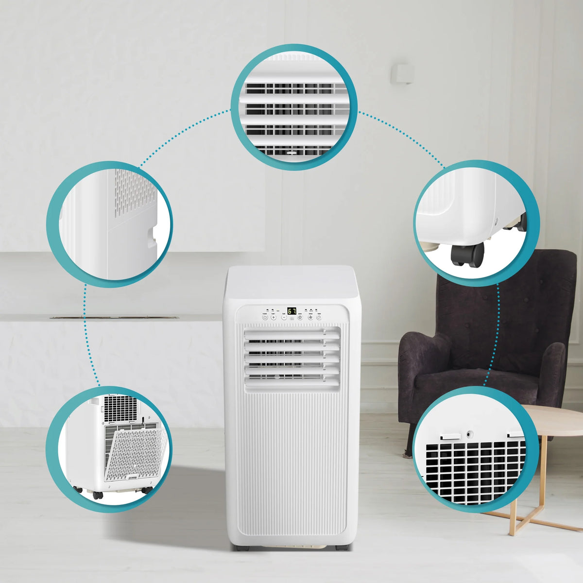 Portable Air Conditioner 3-in-1 with Remote L609