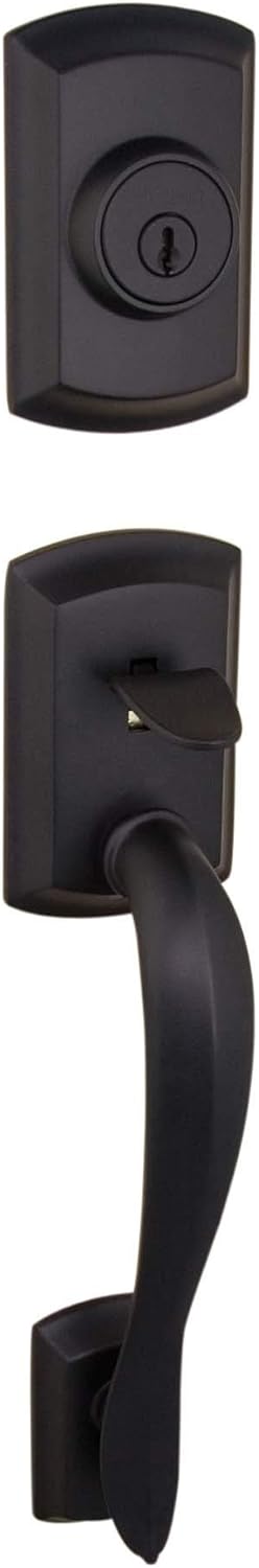Iron Black Dummy Exterior Handleset L9384