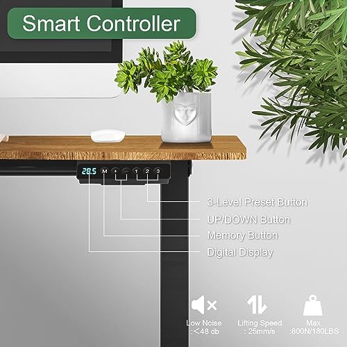 63 inch L Shaped Electric Adjustable Height Standing Desk X31735