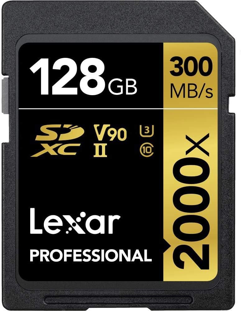 128GB SD UHS-II Memory Card 3 Pack C9020