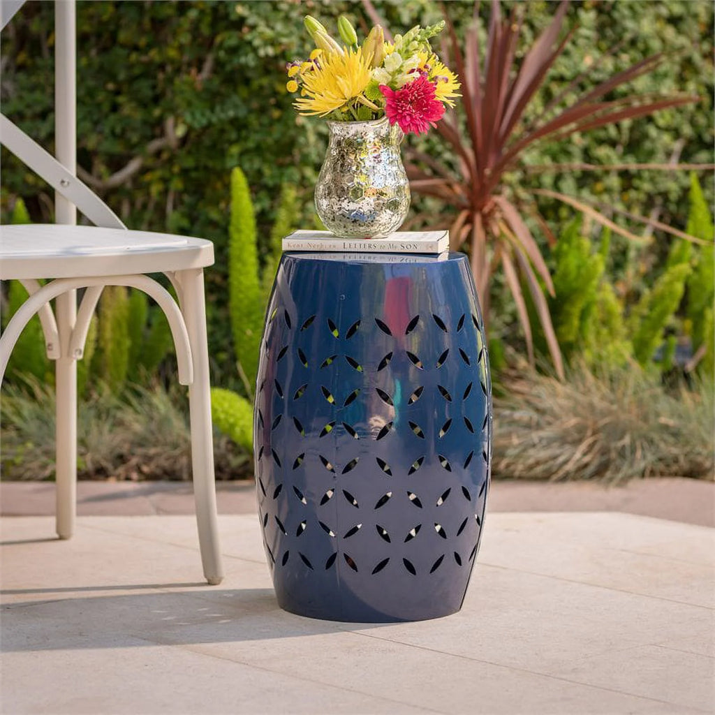12" Iron Outdoor Side Table Q268274