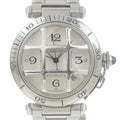 Pre-Owned stainless steel automatic winding white dial men's watch O386884