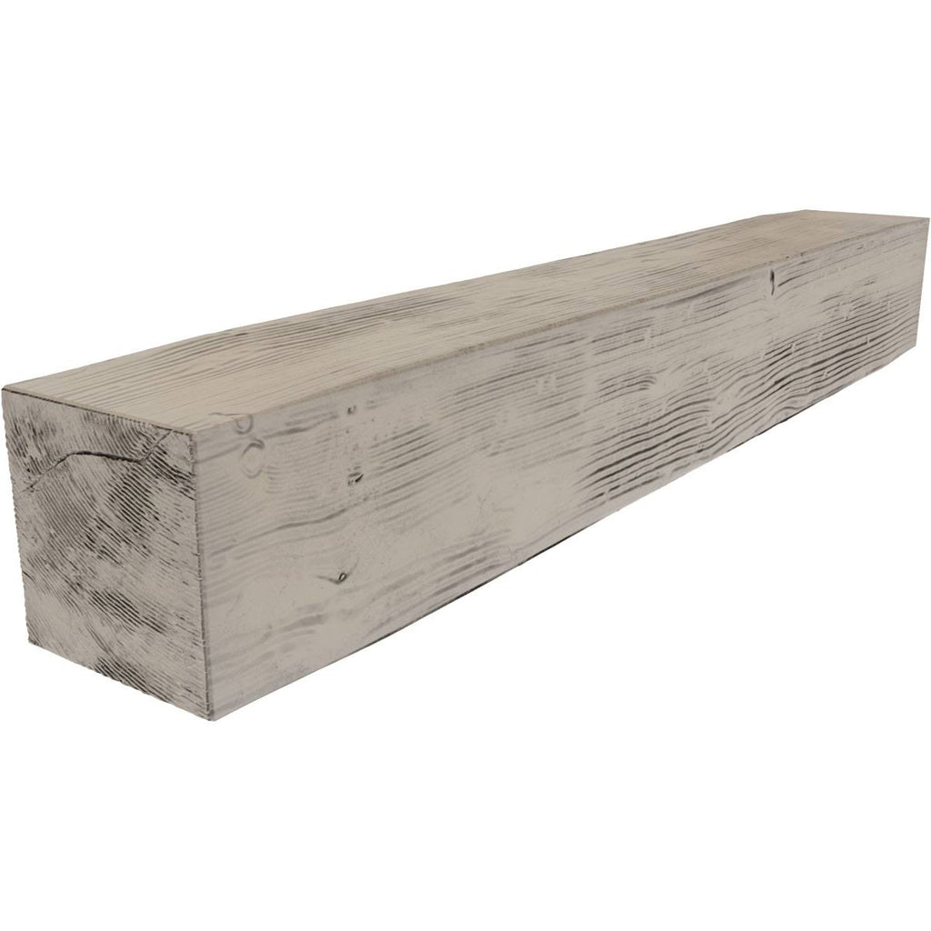 Sandblasted Faux Wood Fireplace Mantel I285