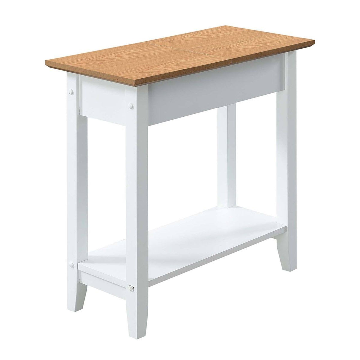 American Heritage Flip Top End Table with Shelf P77778