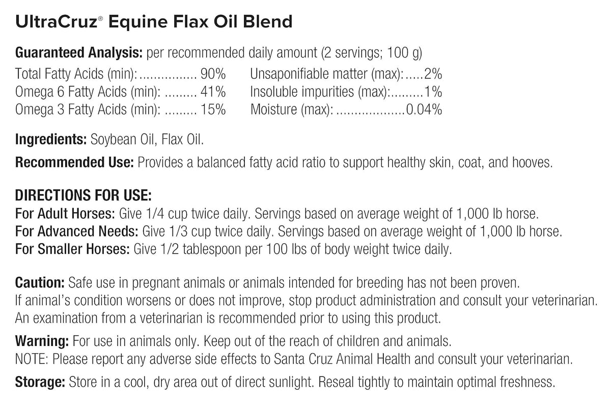 Flax Oil Blend Supplement, 4 x 1 Gallon P768