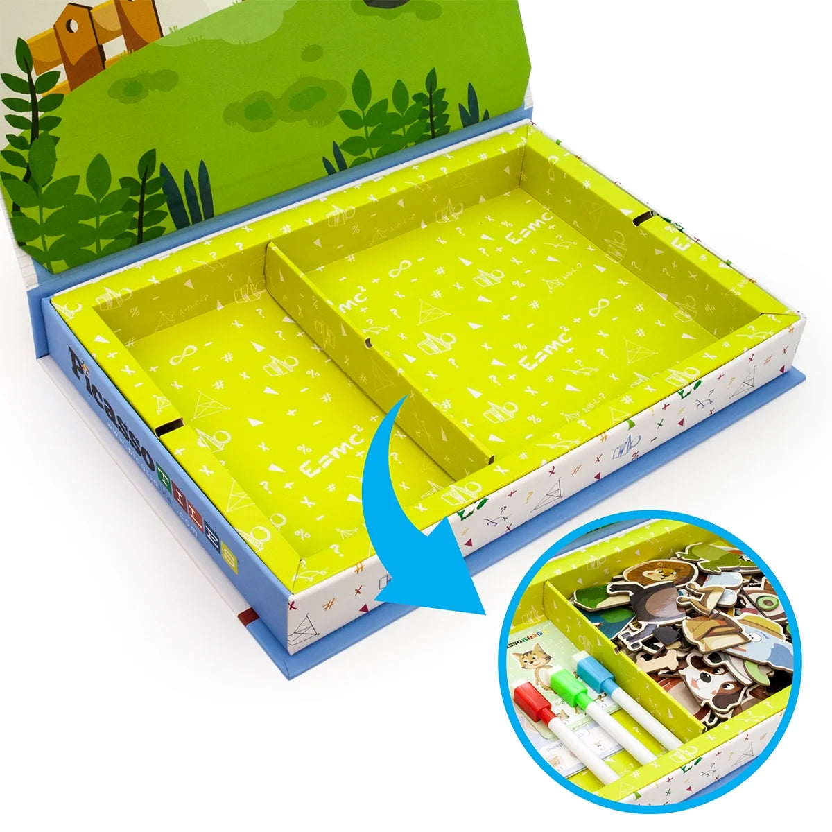 112pc Magnetic Drawing Board Set I9687
