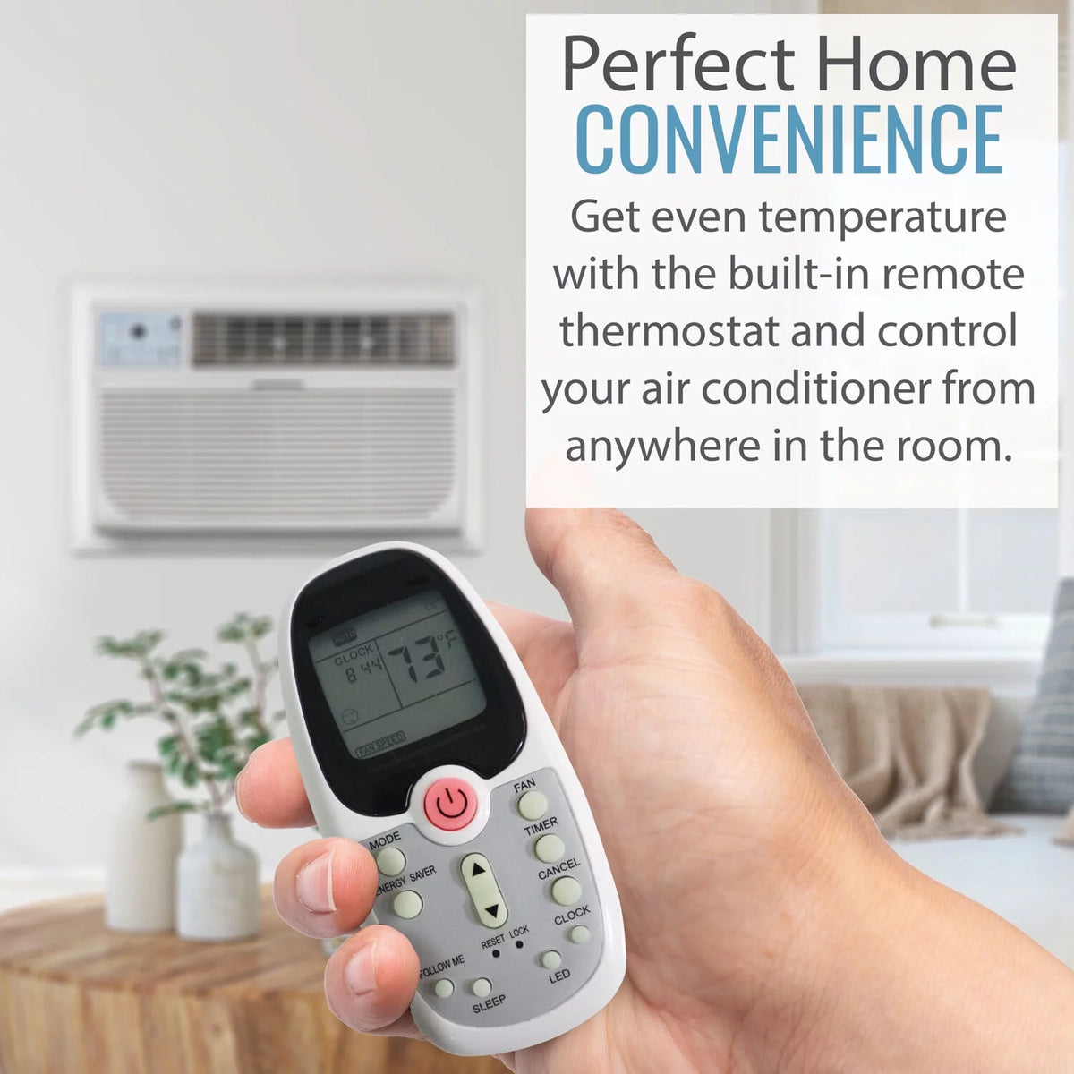 8,000 BTU White Through-the-Wall Air Conditioner X6020