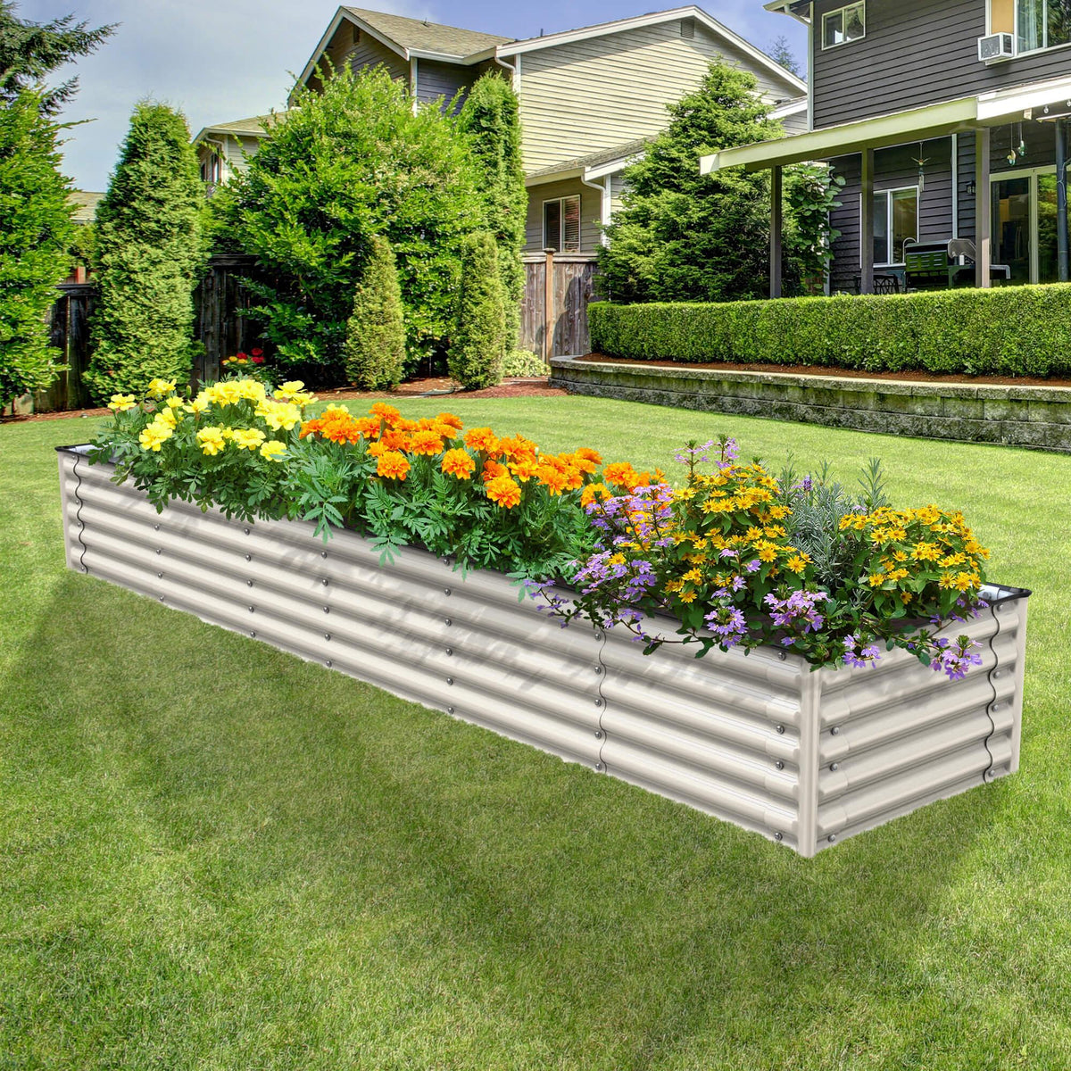 17 Tall Rectangle Raised Garden Bed G728110