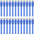 Cat 6 Ethernet Cable 5 ft 24-Pack Blue Z465