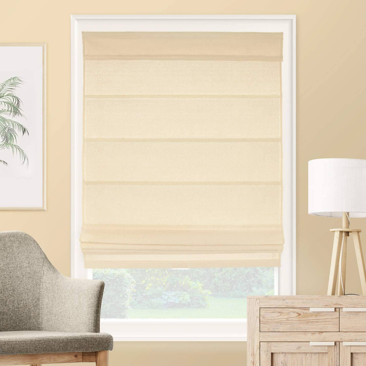Cordless Roman Cotton Window Shade S57267