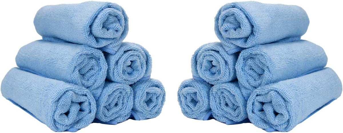 Microfiber Hand Towels 15x24 Blue G79508