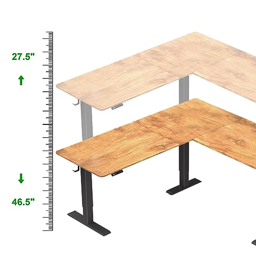 63 inch L Shaped Electric Adjustable Height Standing Desk X31735