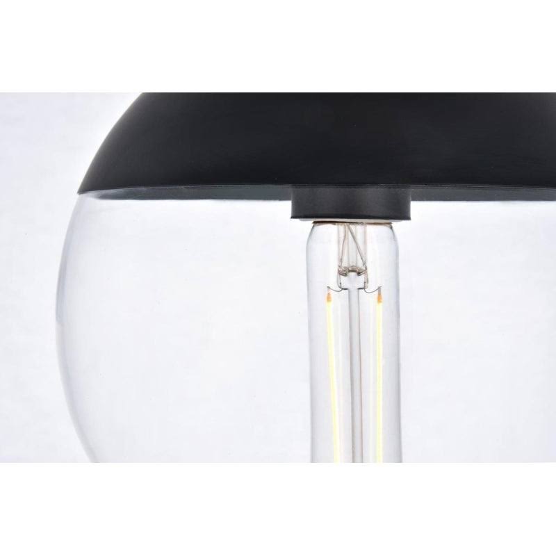 Clear Glass 1-Light Flush Mount Chrome L54573