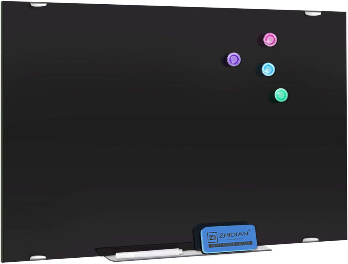Frameless Magnetic Tempered Glass Whiteboard U613635