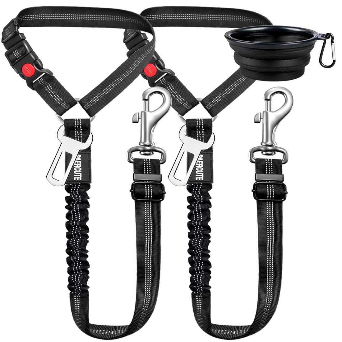 3 Piece Set Adjustable Dog Car Seat Belt R9377