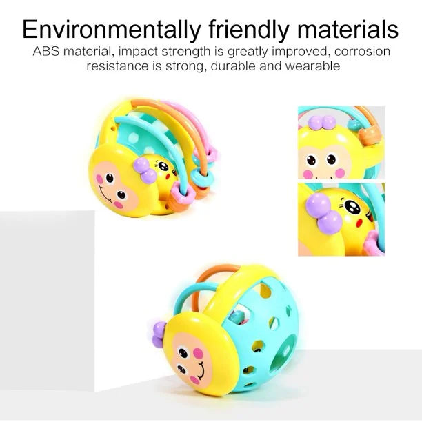 Sensory Teether Toy Silicone Rattle Ball H404966