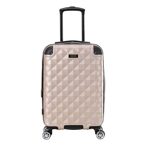 Black 20-Inch Hardside Expandable Spinner Luggage P63217