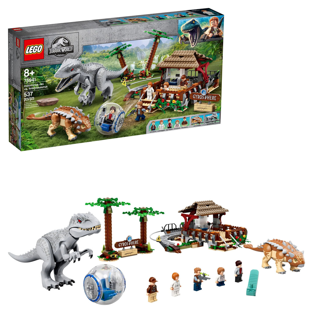 Jurassic World Indominus rex vs. Ankylosaurus Toy Building Kit (537 Pieces) U4784