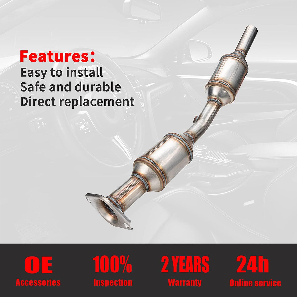 Catalytic Converter for 2004-2009 Toyota Prius 1.5L Direct-Fit P199205