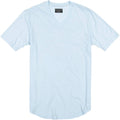 Tri-Blend Scallop V-Neck in Cool Blue, Size: X-Large O98017