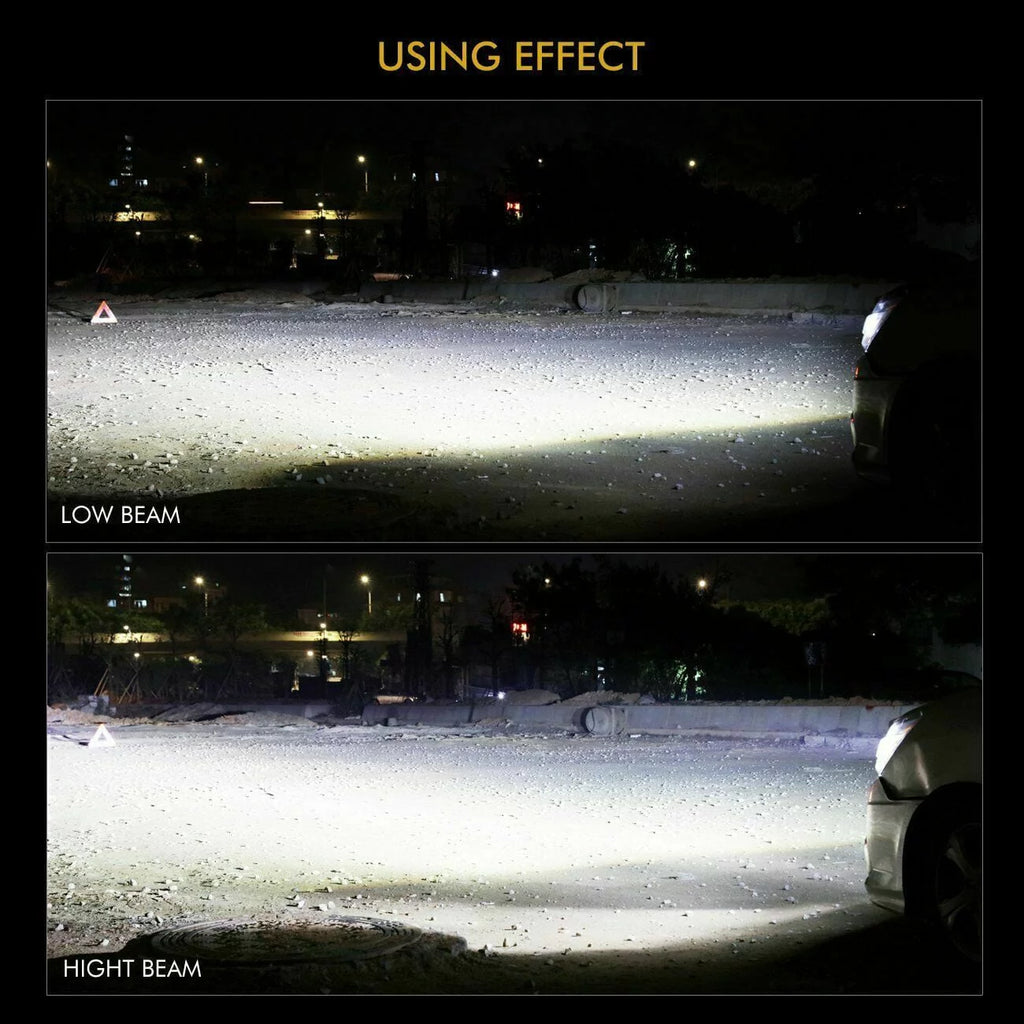 LED Headlights H4/9003 6000K White Pack of 2 O43246