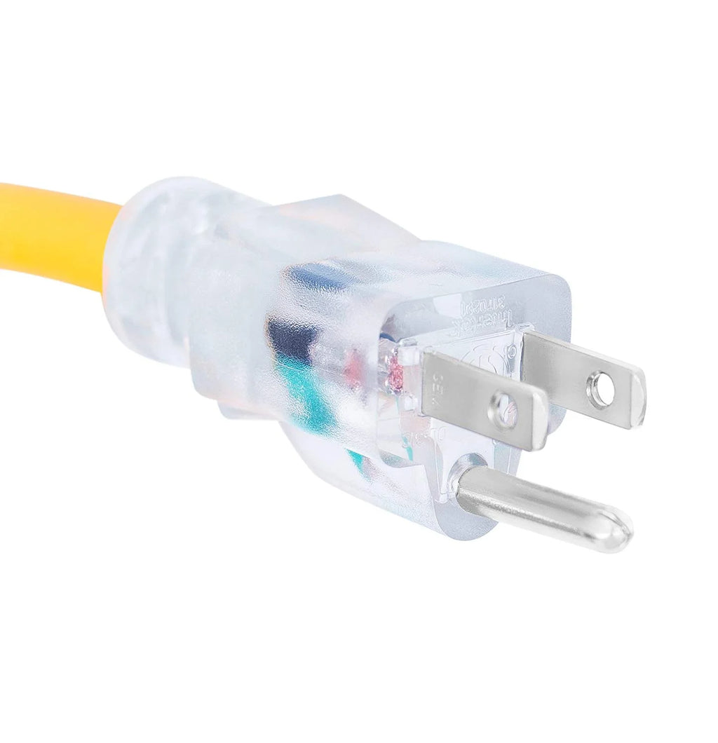 25 FT Power Extension Cord with LED Plugs 12 AWG M657622