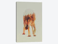 Canvas Wall Decor Prints - Wolf in The Woods V6748