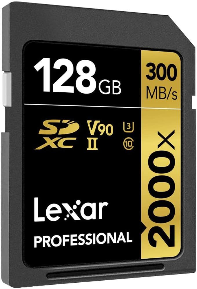 128GB SD UHS-II Memory Card 3 Pack C9020