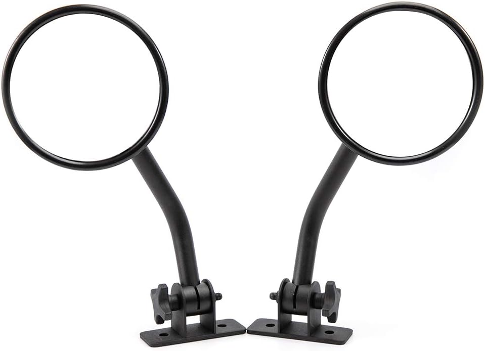 Exterior Mirror For Jeep Wrangler YJ/TJ/JK/JL Car Side Door Rearview Mirror Angle Shape Adjustable Blind Spot R868