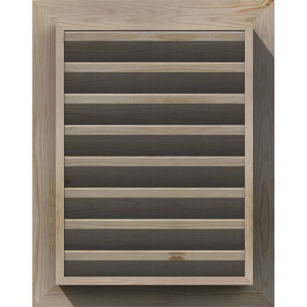 Primed Vertical Gable Vent U6086