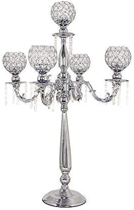 Gold Crystal Candle Holders T59307