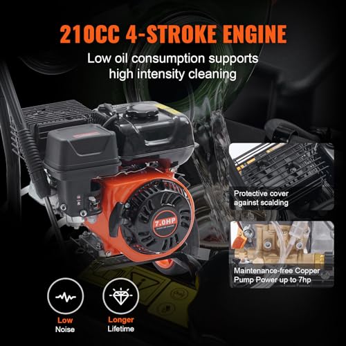 Gas Powered Pressure Washer 3400 PSI 2.6 GPM X6286