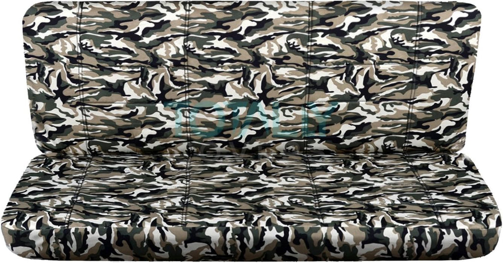 Camo Truck Seat Covers for 1997-2003 Ford F-150 Super Cab Rear 40/60 Split Bench U88884