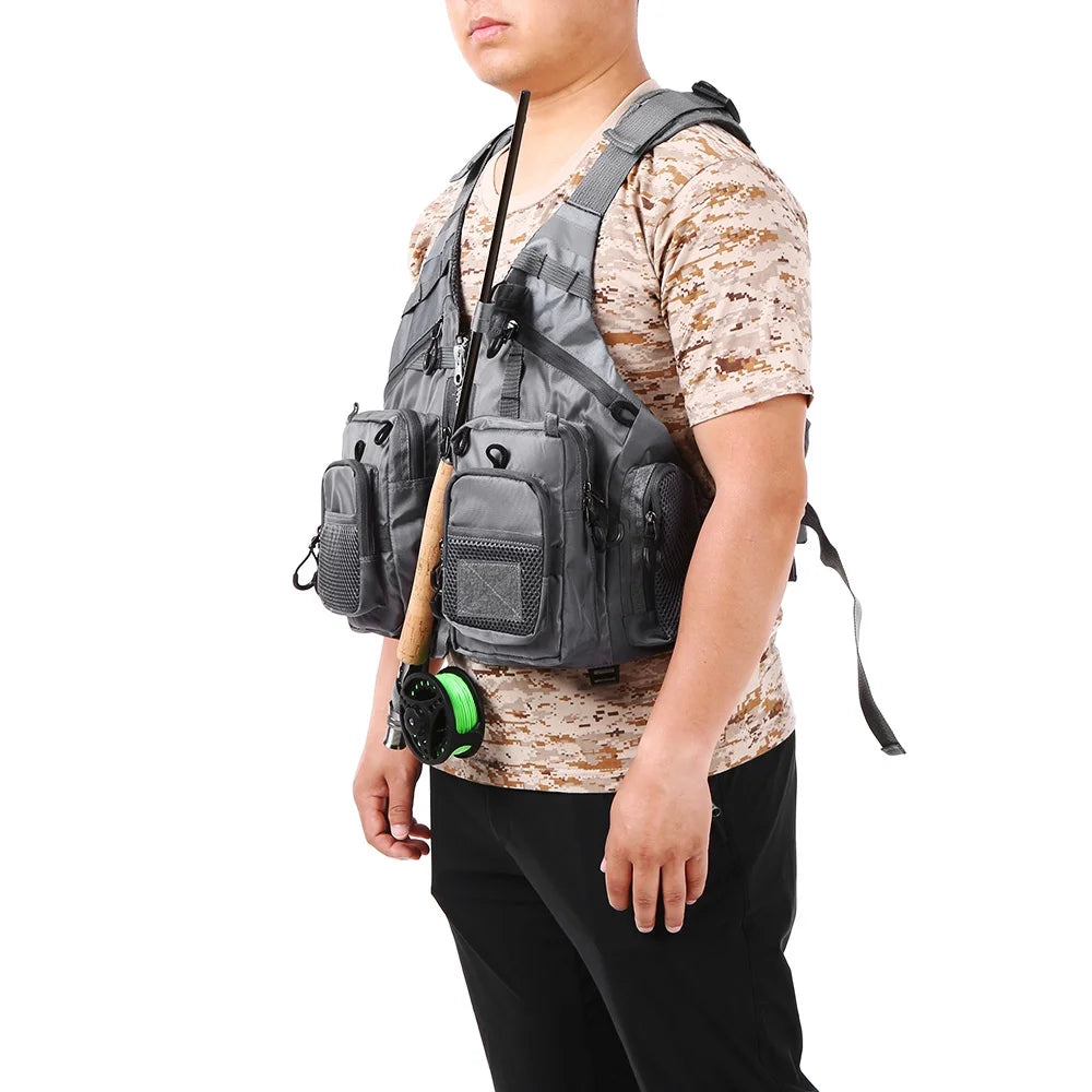 Outdoor Fishing Life Safety Jacket Floatation Device E74727