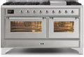 60 Dual Fuel Propane Gas Range in Stainless Steel S524906