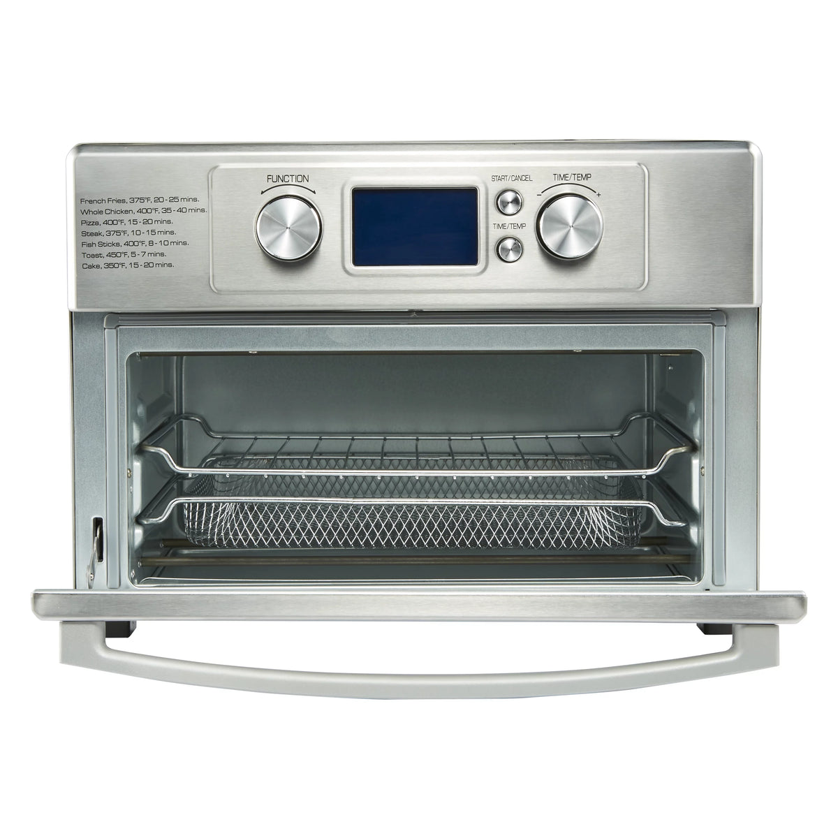 Air Fryer Toaster Oven Stainless Steel Countertop X445