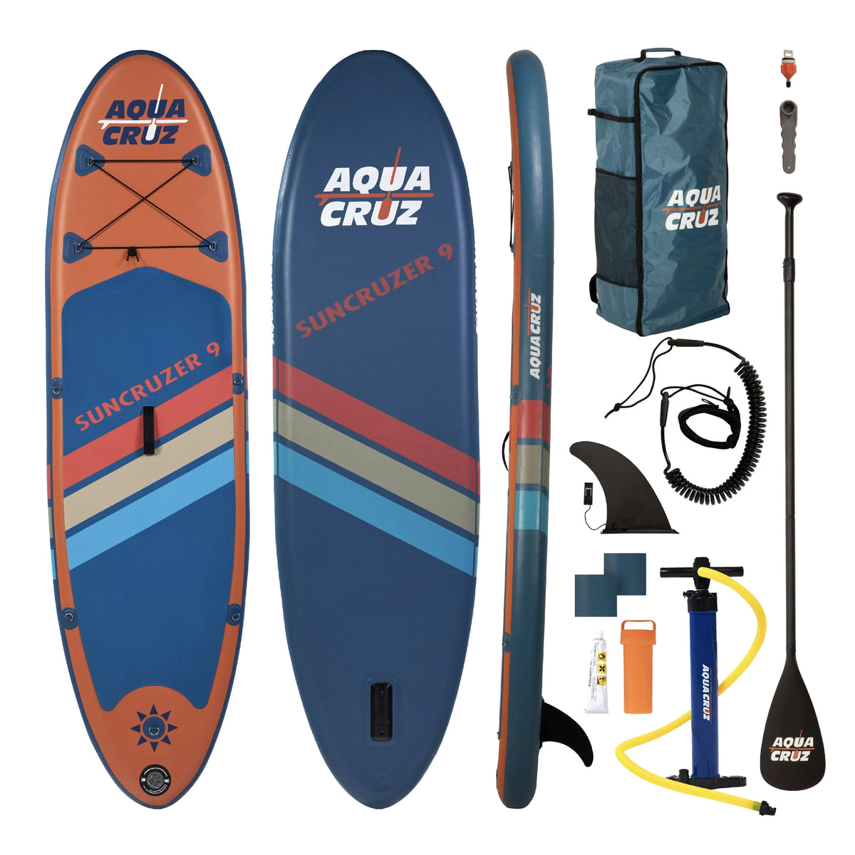9 ft. Inflatable Stand Up Paddle Board Set with Accessories O61211