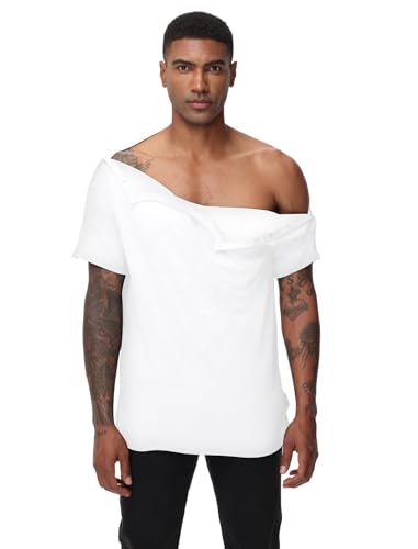 Unisex Snap Post Shoulder Surgery Shirt Adaptive Clothing T263