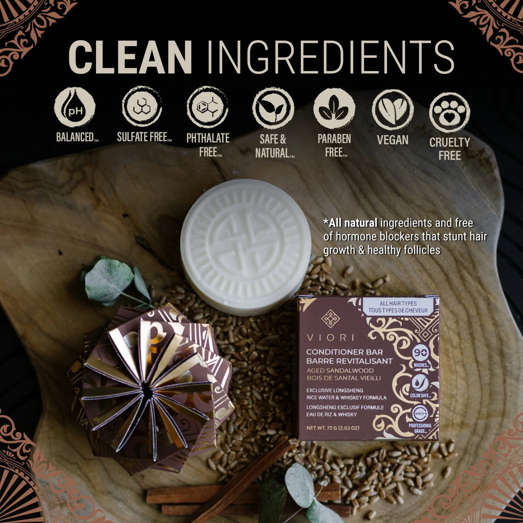 Charred Patchouli Shampoo Bar for Dry Hair & Scalp I9232