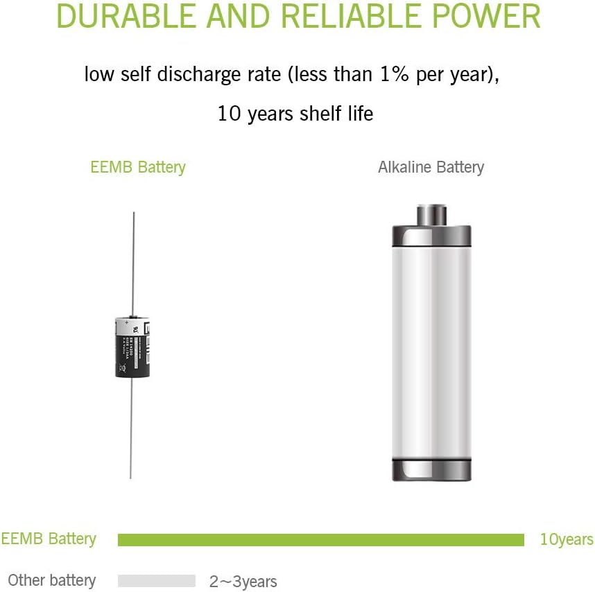 ER14250 Nonrechargeable 3.6V Lithium Battery Li-SOCL₂ 1/2 AA Size 1200mAh Q342820