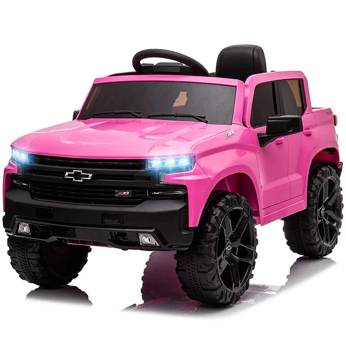12V Kids Electric Powered Ride on Toy Car with Remote Control, Black Y36530