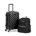 Black 20-Inch Hardside Expandable Spinner Luggage P63217