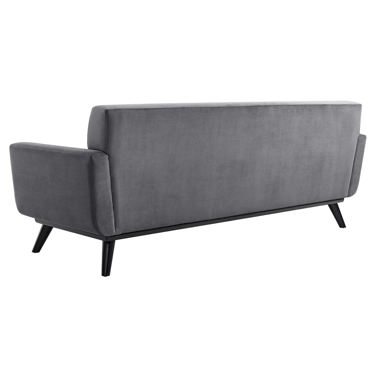 Grey Velvet Sofa Q55605