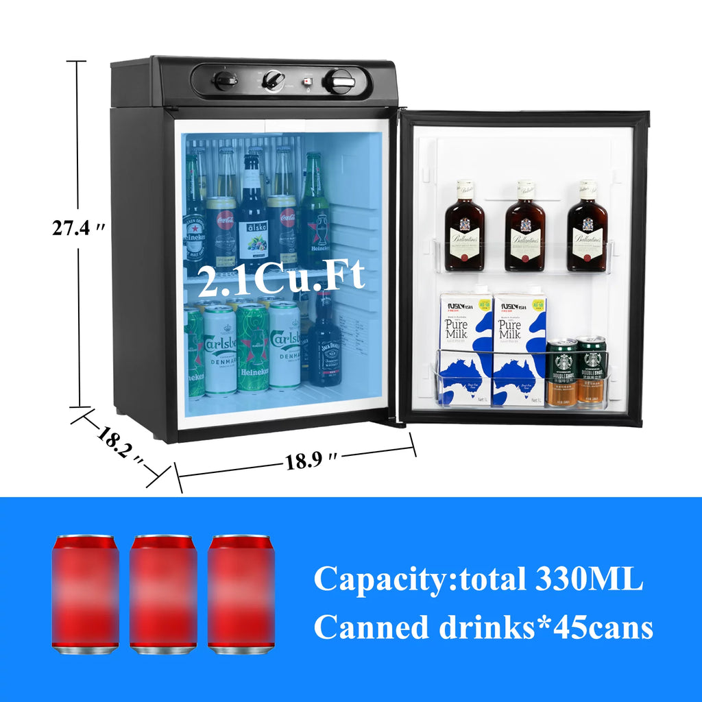 3 Way 2.1 Cu.Ft Propane Refrigerator U227583
