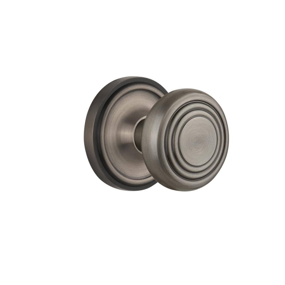 Antique Pewter Passage Door Knob K741381