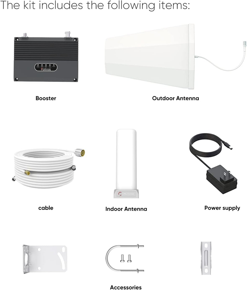 Cell Phone Booster Kit for Home Office, 3G 4G 5G P863139