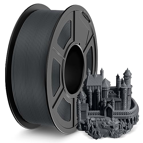 Black PLA 3D Printer Filament 1.75mm 1KG T4209