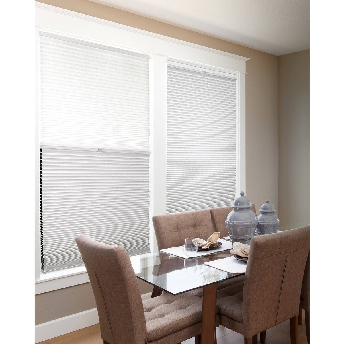 Cordless Cellular Shades Cotton 70x22 x 72x22 W224045