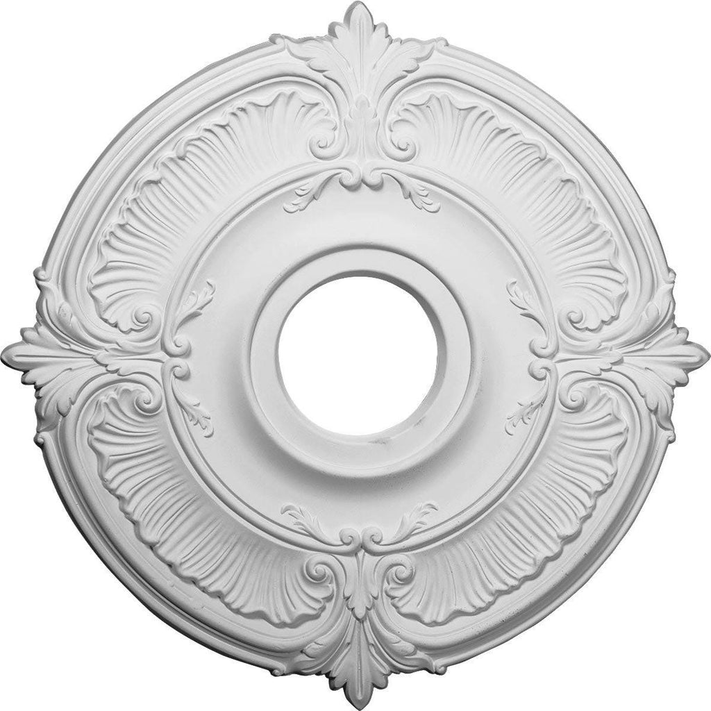 18x22OD x 4x22ID x 5/8x22P Hand-Painted Ceiling Medallion W47028