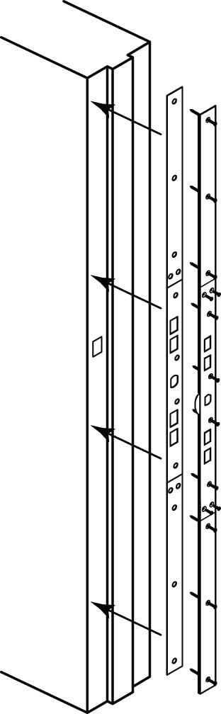 Steel Jamb Repair and Reinforcement Kit, Paintable White Finish, Pack of 2 T2169